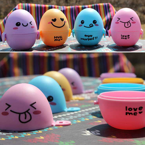 Plastic egg holder toy egg box Round boxes Egg storage container Candy Box Gift Party Supplies ► Photo 1/6
