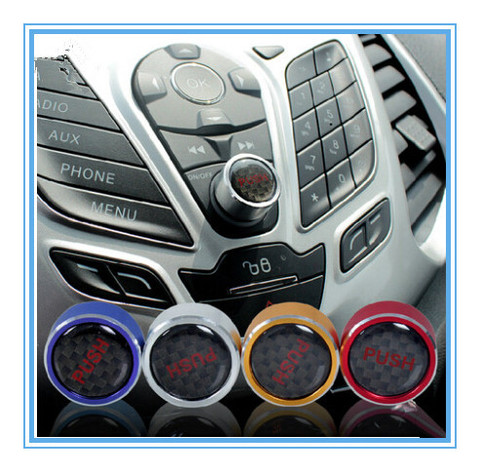 Car Covers Aluminum Audio Control Knob Trim Cover Switch Button Sticker for Ford for New Focus 3 MK3 MK4 2012 - 2016 Accessories ► Photo 1/4