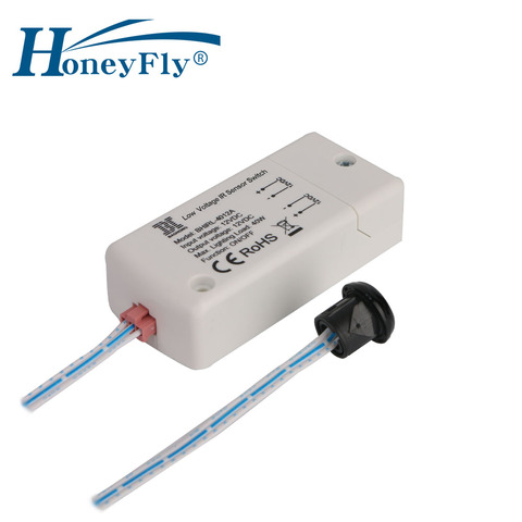 HoneyFly 2pcs NEW LED DC12V IR Sensor Switch 40W Infrared Light Switch For LED Lamps LED Strips Motion Sensor Hand Wave 5-8CM CE ► Photo 1/5