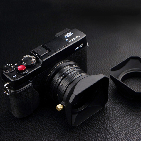 37 39 40.5 43 46 49 52 55 58 mm Square Shape Lens Hood for Fuji Nikon Micro Single Camera gift a lens cap ► Photo 1/6