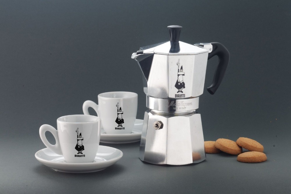 BIALETTI ALUMINUM ESPRESSO MAKER for 3 cups electric espresso maker MOKA