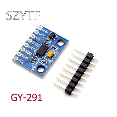 1pcs GY-291 ADXL345 digital three-axis acceleration of gravity tilt module IIC  SPI transmission ► Photo 1/3