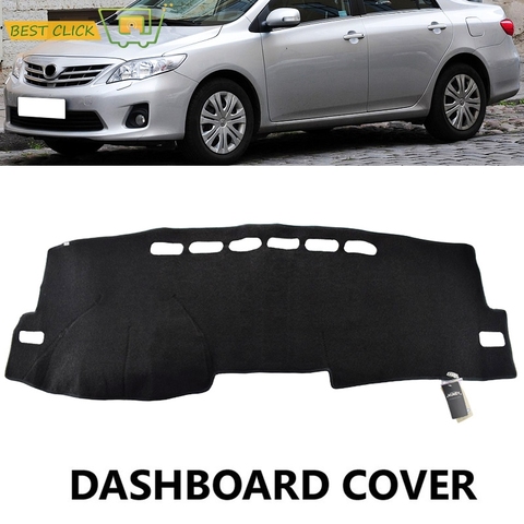Dash Mat Dashmat Dashboard Cover Sun Shade Dash Board Cover Carpet For Toyota Corolla E140/E150 2006 2007 2008 2009-2013 ► Photo 1/6