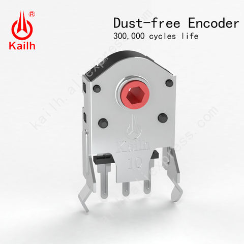 Kailh 9/10/11/12mm Rotary Mouse Scroll Wheel Encoder with 1.74 mm hole mark,15-30 g force for PC Mouse alps encoder dust-free ► Photo 1/6