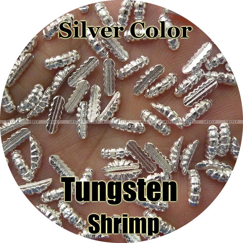 Silver Color / 100 Tungsten Shrimp Body, Scud Shell, Fly Tying, Fishing ► Photo 1/1