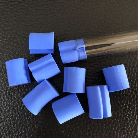 10pcs blue tube water block/plug for ant farm acrylic moisture with feeding area,insect ant  villa pet advanced mania farm ants ► Photo 1/1