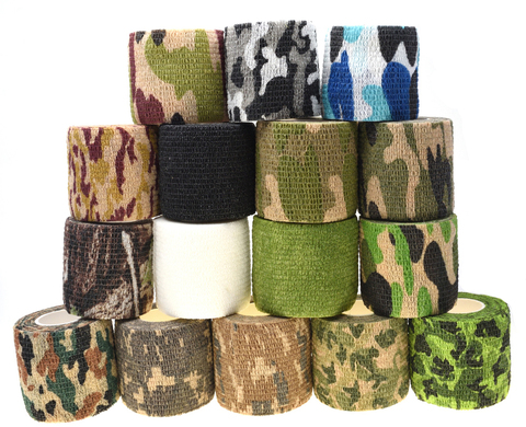 1 Roll U Pick 4.5m*5cm Waterproof Outdoor Camo Hiking Camping Hunting Camouflage Stealth Tape Wraps ► Photo 1/6