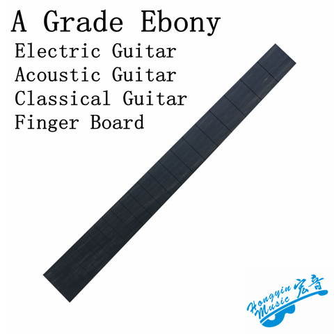 A Grade African Ebony Fingerboard For Acoustic Guitar Electric Guitar Classical guitar Semi-finished Fingerboard Material ► Photo 1/6