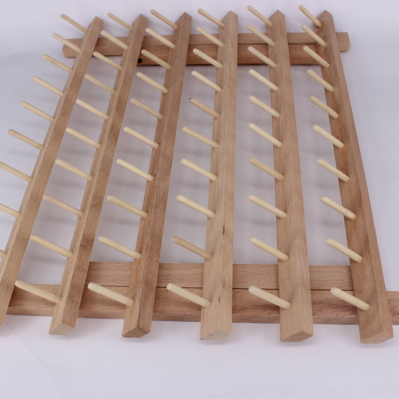 Wooden Thread Holder Rack Organizer  Wooden Sewing Thread Spool Storage -  60 Wooden - Aliexpress