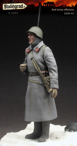 1/35 Resin Figures  Model Kits Red Army rifleman  Unassembled unpainted ► Photo 1/5