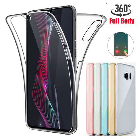 Full Body 360 Degree Case for Samsung Galaxy A71 A51 A10 A30 A40 A50 Soft Cover A7 A8 2022 A750 J4 J6 Plus S20 J8 S8 S9 S7Edge ► Photo 1/6