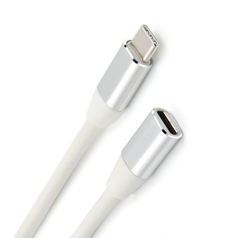 Type C USB 3.1 Male to USB 3.1 Male to USB-C Female Extension Extender Cord 1m For Macbook ► Photo 1/3