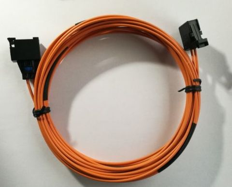 MOST Optical Fiber Cable Connectors Male To Female cable 400CM For B-M-W Mercedes Au-di AMP Bluetooth car GPS fiber cable ► Photo 1/1