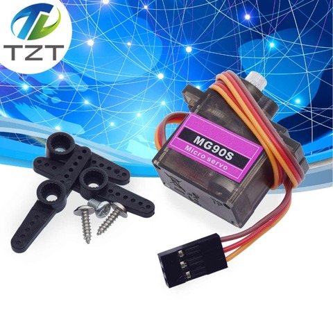 TZT MG90S Metal gear Digital 9g Servo For Rc Helicopter plane boat car MG90 9G IN STOCK ► Photo 1/6