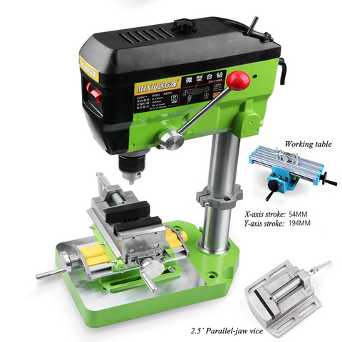 Drilling Machine Milling Small Fresadora Table Drill Press Mill Machine 680W 220v Multi-function Industrial Beads Making Tool ► Photo 1/6