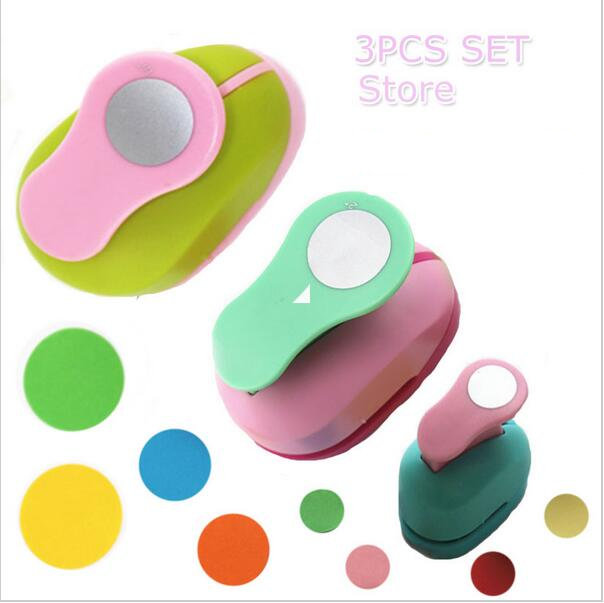 3Pcs Paper Craft Punches-Hole Puncher Single,Hole Punch Shapes, Hole  Puncher For Crafts 9/16/25Mm Circle Punch Set - AliExpress