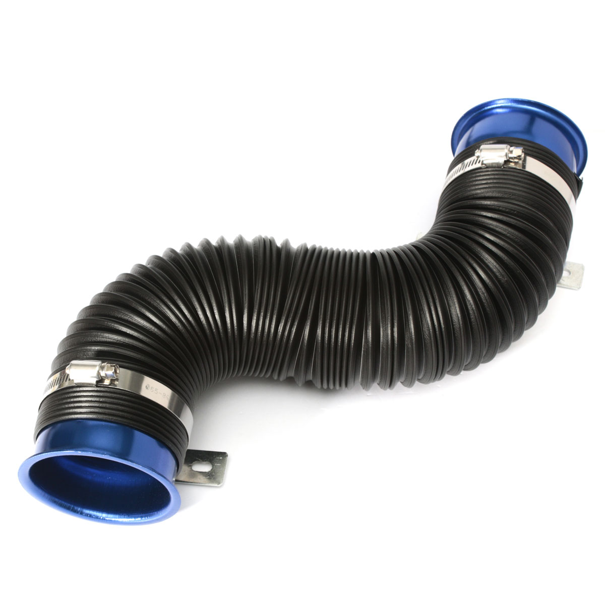 3" BLACK/ RED FLEXIBLE COLD AIR INTAKE DUCT PIPE ENGINE AIR HOSE/TUBE A