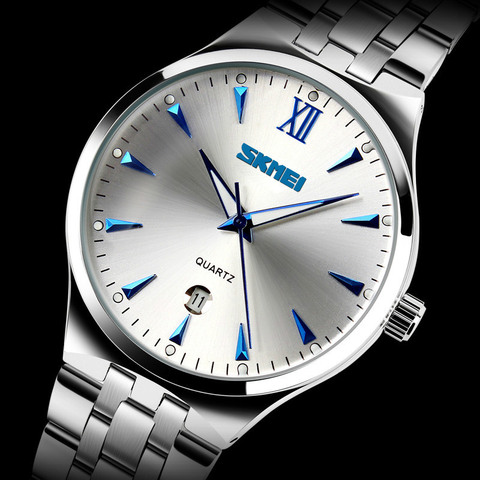 SKMEI Quartz Watch Men Watches Luxury Brand Sport Full Steel Casual Business Wrist watch Clock Male Waterproof Relogio Masculino ► Photo 1/1