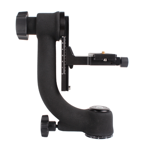 360 Degree Panoramic Gimbal Tripod Head with Arca-Swiss Standard 1/4'' Quick Release Plate Bubble Level for Digital SLR Camera ► Photo 1/6