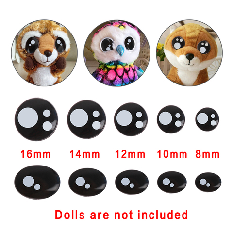 100 Pcs/Set Doll Plastic Cartoon Eyes Nose Sole For Teddy Bear
