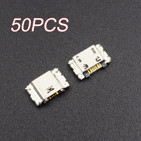 50pcs Micro USB Charging Port Jack Connector 7Pin For Samsung J5 SM-J500 J1 SM-J100 J100 J500 J5008 J500F J7 J700 J700F J7008 ► Photo 1/3