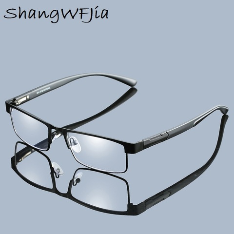 2022 Men Titanium alloy Reading Glasses Non spherical Retro Business Hyperopia Prescription Eyeglasses For Female Male Reading ► Photo 1/6