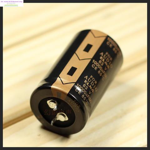 2022 Black Bolsa 2PCS/10PCS Elna For LAO Audio Stereo Filtering 10000uf/63v 30*50mm Electrolytic Capacitors Free Shippping ► Photo 1/2