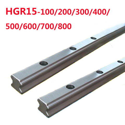 1PC HGR15-L100/200/300/400/500/600/700/800 Square Linear Guides without Slider ► Photo 1/1