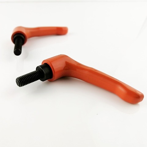 M8  Clamping lever Orange. Clamping handle lever ,Adjustable handle .solid handle ► Photo 1/6