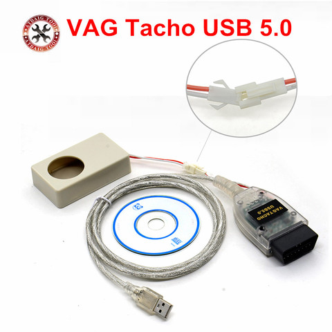 Vagtacho USB Version V 5.0 VAG Tacho For NEC MCU 24C32 or 24C64 with Best Price VAG Tacho ► Photo 1/6