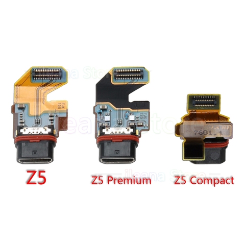 Original Date Charging Port Charger Dock Connector Flex Cable For Sony Xperia Z5 Compact Premium USB Charging Dock Flex ► Photo 1/4