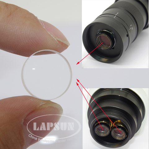 Bottom Optical Glass Lens Replace for XDS-10A C-MOUNT Lens or Stereo microscope Objective ► Photo 1/5
