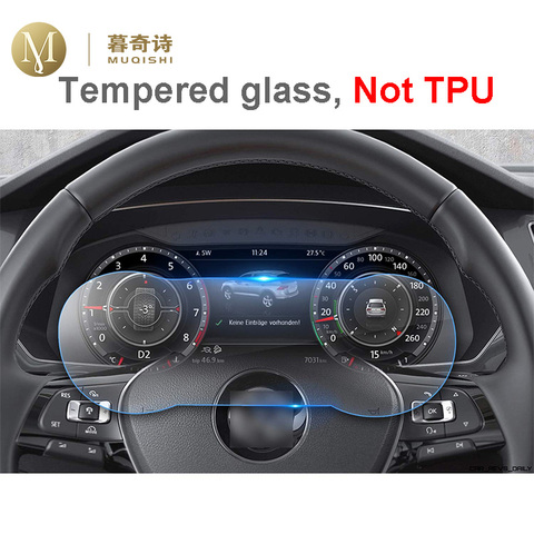 12.3 Inch for Volkswagen Tiguan 2022 Instrument Panel Tempered Glass Screen Protector Dash Panel Screen Anti Scratch film ► Photo 1/6
