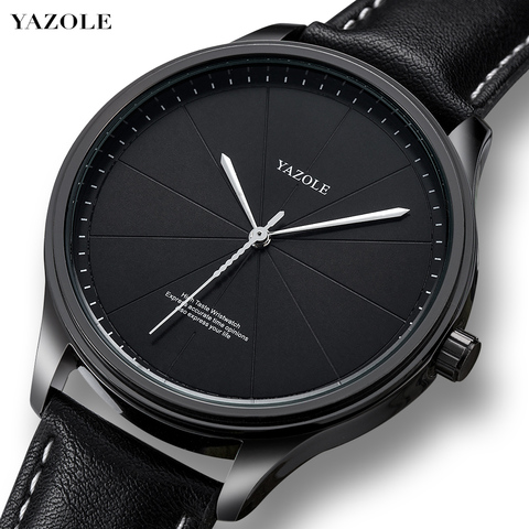 relogio masculino 2022 Watches Men Fashion No Number Minimalist Style Leather Band Watch Quartz Business Wristwatch reloj hombre ► Photo 1/6