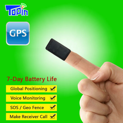 Topin T3 Mini GPS Tracker GSM LBS T7 Tracking Locator Vibration Alarm APP Voice Recorder to FTP Server for Child Dog Vehicle Car ► Photo 1/1