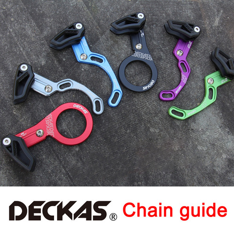 DECKAS Bike Chain guide MTB Bicycle chain guide 1X System ISCG 03 ISCG 05 BB mount CNC Single Speed Wide Narrow Gear Chain Guide ► Photo 1/6