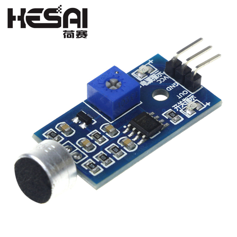 3pin Voice Sound Detection Sensor Module Intelligent Smart Robot Helicopter Airplane Boart Car for arduino Diy Kit ► Photo 1/4