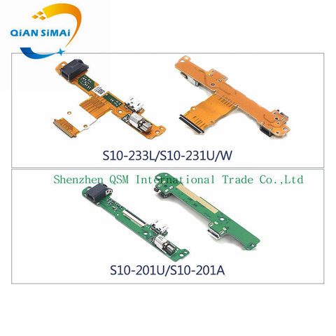 1PCS New USB Charging Board Port Flex Cable For Huawei MediaPad 10 Link LTE-A S10-201L S10-201u S10-201w S10-231 S10-231L/U/W ► Photo 1/1