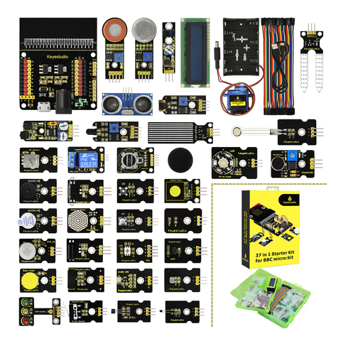keyestudio 37 in 1 Sensor Starter Kit for BBC Micro:Bit (NO Micro:Bit Board ) ► Photo 1/6