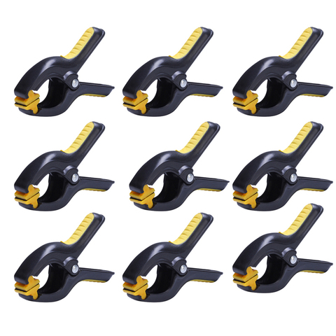 9pcs/lot Woodworking Spring Clamp A-shape Plastic Wood Clips Hardware Woodworking Tools Grampo Marceneiro ► Photo 1/6