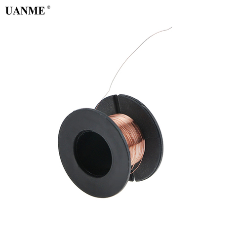 UANME NT 0.1mm Copper Solder Soldering PPA Enamelled Reel Wire for Mobile Phone Computer PCB Welding Repair Tools Length 15m ► Photo 1/6