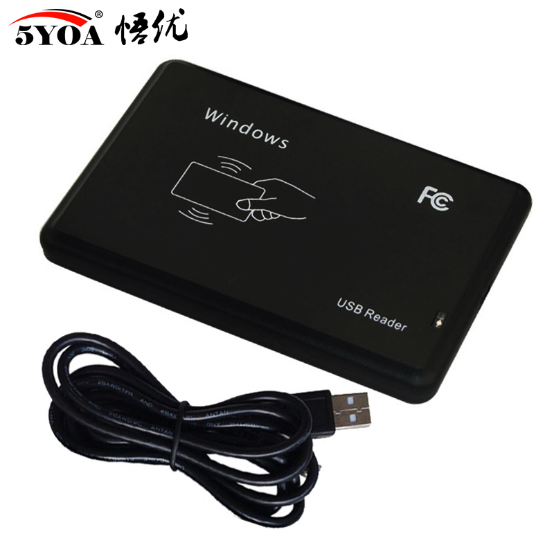 USB RFID Contactless Proximity Sensor Smart ID Card Reader 125K EM4100 Linux GA