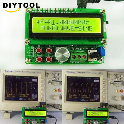 DDS Function Signal Generator Module 3V Random Waveform Triangle Sine Square Sawtooth Wave Duty Cycle Frequency Generato ► Photo 1/5