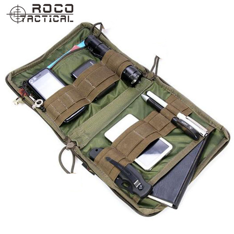 ROCOTACTICAL MOLLE EDC Military Low Profile OP Military Utility Accessories Bag Tactical Organizer Stealth Admin Organizer Pouch ► Photo 1/1