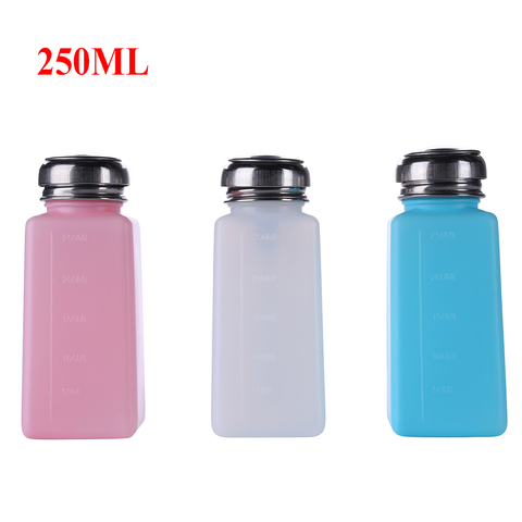 250ML Plastic Press Alcohol Bottle Container Empty Pump Liquid Bottle for Mobile Phone Repair Tool Ferramentas ► Photo 1/5