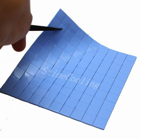 200pcs/set 10*10*1mm IC Chip Conduction Heatsink Mini Silicone Thermal Compounds Pad ► Photo 1/5