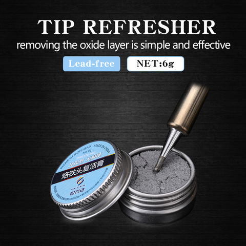 Soldering Iron Lead-Free Tip Refresher Clean Paste for Oxide Solder Iron Tip Head Resurrection Repair Tools ► Photo 1/3