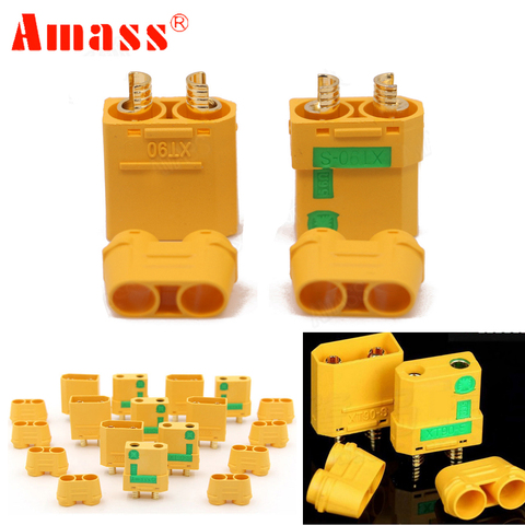 5pair Amass XT90S XT90-S Male Female Bullet Connector anti spark For RC DIY FPV Quadcopter brushless motor ► Photo 1/6
