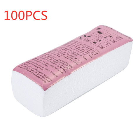 100pcs/Lot Removal Nonwoven Body Cloth Hair Remove Wax Paper Rolls High  Quality Hair Removal Epilator Wax Strip Paper Roll 