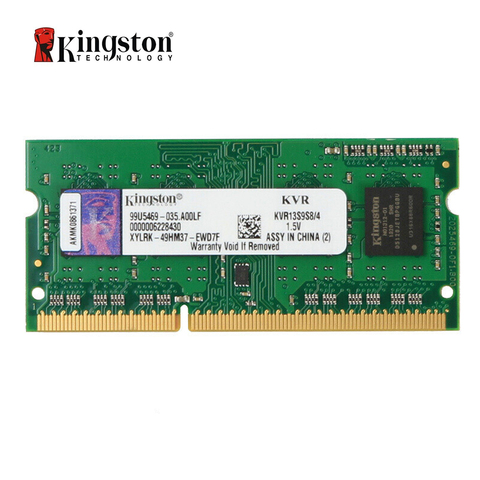 Kingston ValueRAM 4GB 1333MHz PC3-10600 DDR3 Non-ECC CL9 SODIMM SR X8 Notebook Memory ► Photo 1/1